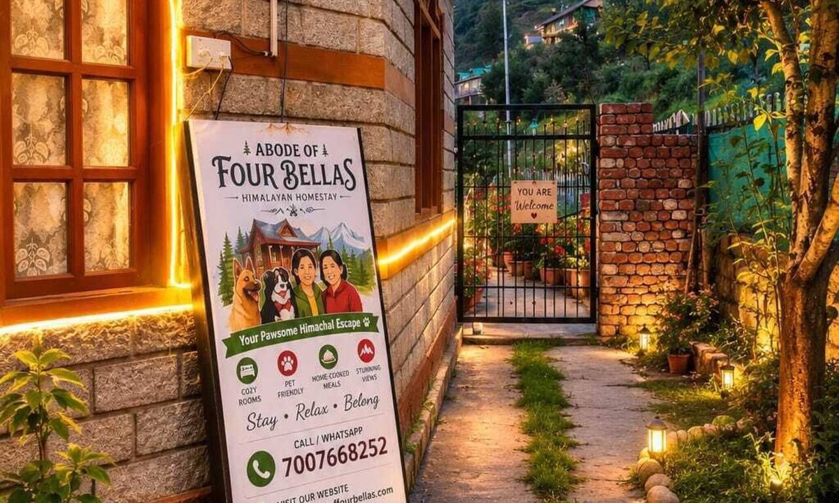 Manali House | Abobe of Four Bellas - Your Pawsome Himachal Escape | Hallan Valley