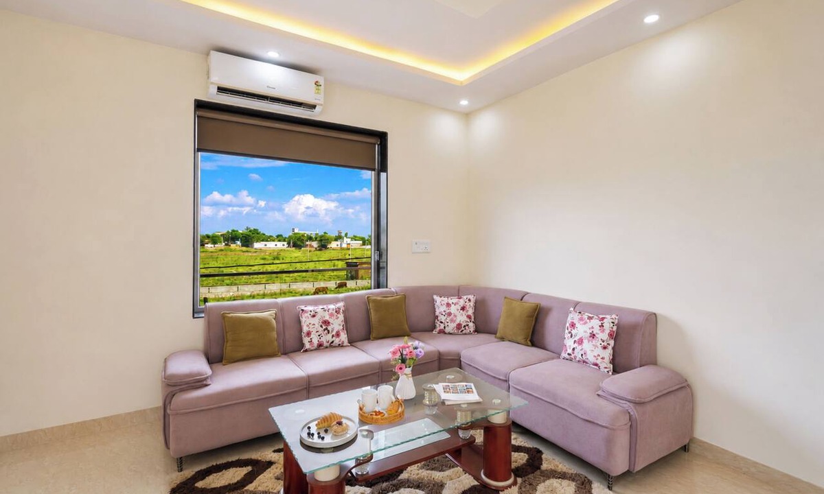 Sanganer Villa | Alaya Stays JSP Farm 4BHK Farmstay