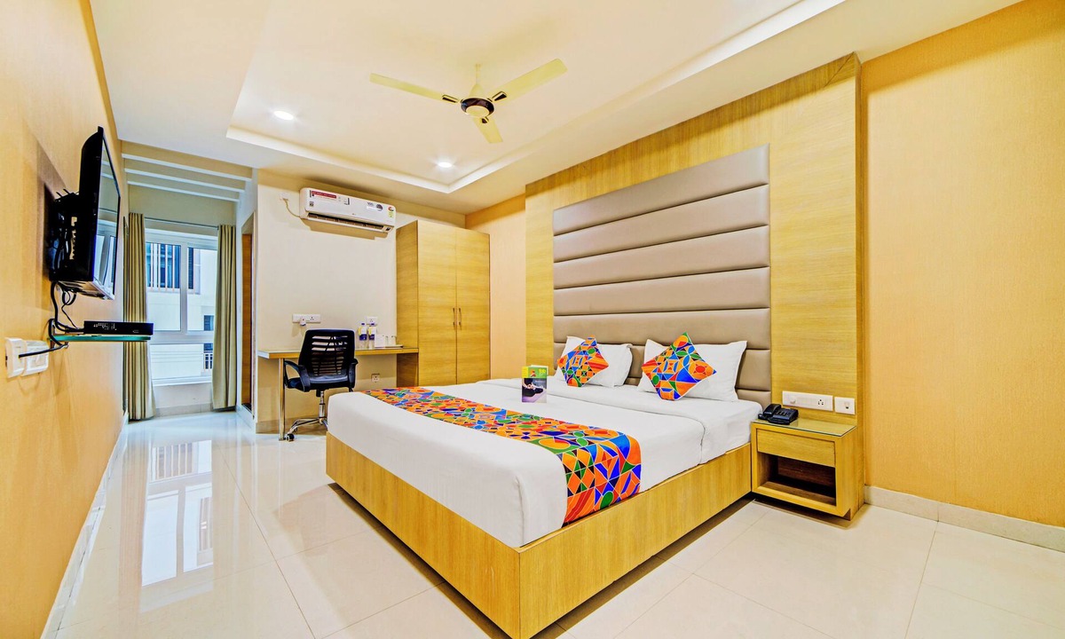Gachibowli Hotel | FabHotel Prime Veeraj Suites - Nr. Skyview10, Lumbini Avenue, Gachibowli