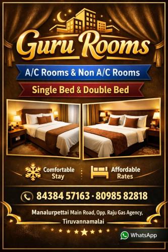 Tiruvannamalai Hotel | Guru Room