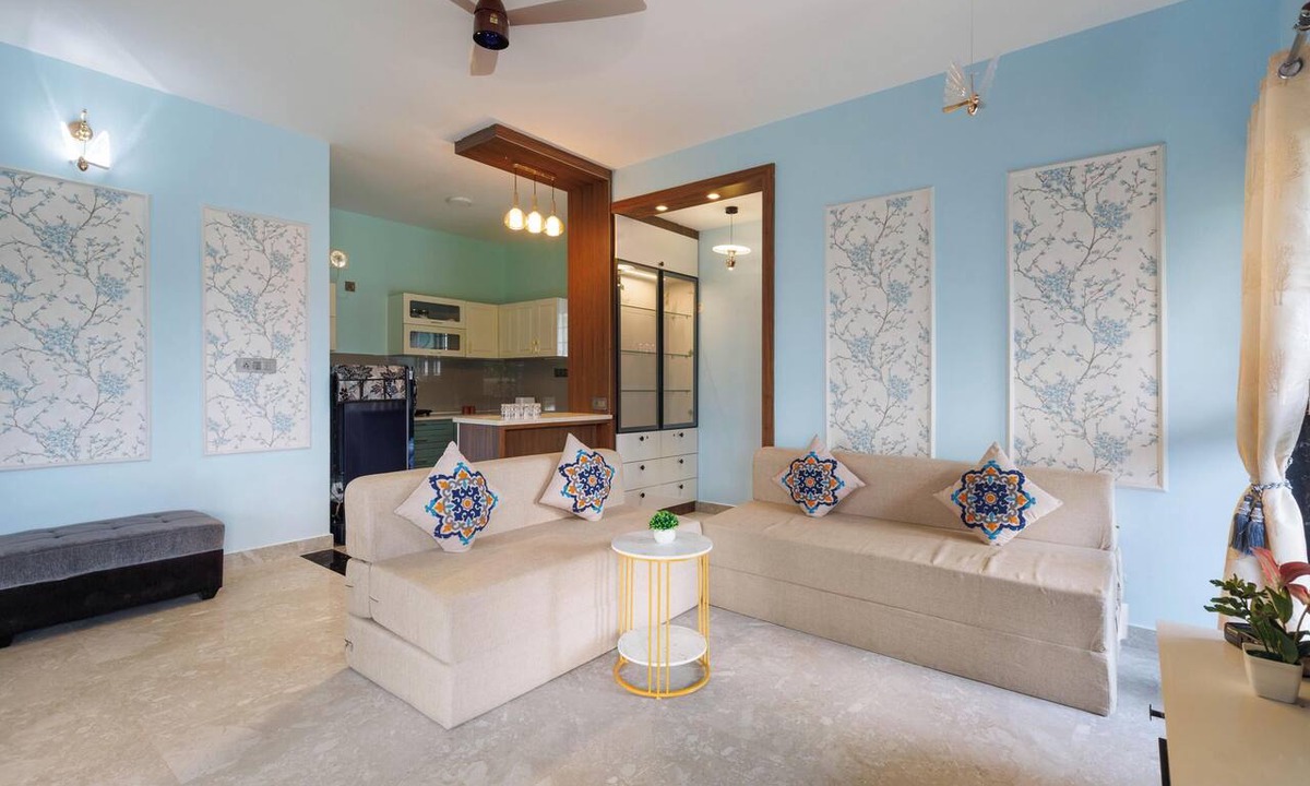 Hosur Apartment | The Blue Orchard Private Pool Lawn 1hr HSR