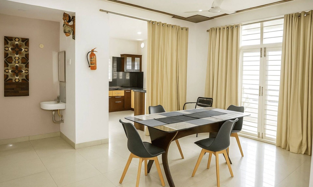 Gachibowli Apartment | White Fern Stays