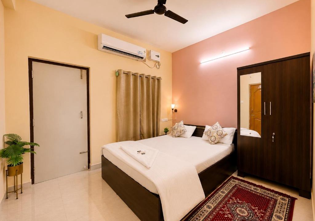 Bhubaneshwar Apartment | Yostel Homestay- AC 2BHK Near Airport & Railway Station