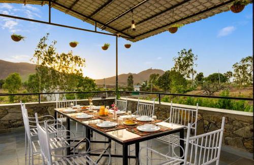 Gogunda Villa | Alaya Stays The monolith 4 BHK Villa with Private Pool & Garden Lounge in Udaipur