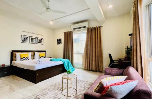 New Town Apartment | BluO Lake View 1BHK New Town - Terrace Garden
