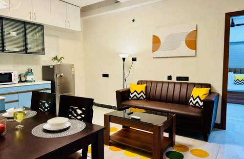 Gachibowli Apartment | BluO Penthouse Gachibowli - Terrace Plus Garden