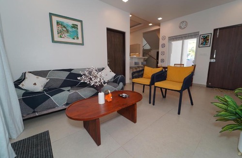 Colvale Villa | Brand New 3BHK Spacious Villa with Private Pool & Terrace , Pet Friendly & Indoor Games