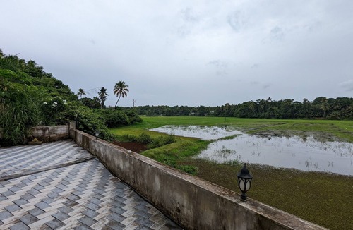 Irinjalakuda Villa | Cozy One Bedroom Villa Facing Paddy fields amidst a Fruit garden