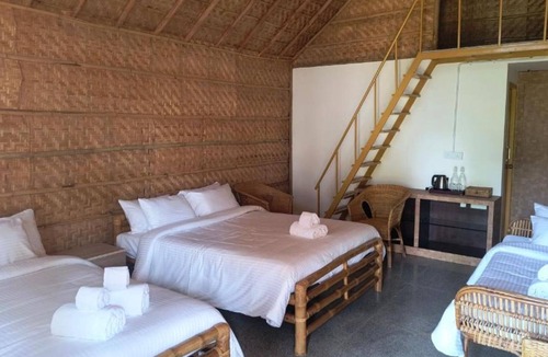 Devanahalli Bed & Breakfast | Maharsh Bamboo Stays near Devanahalli Family Room