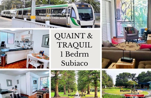 Subiaco Apartment | Quaint & Tranquil Subiaco 1 Bedroom Apartment