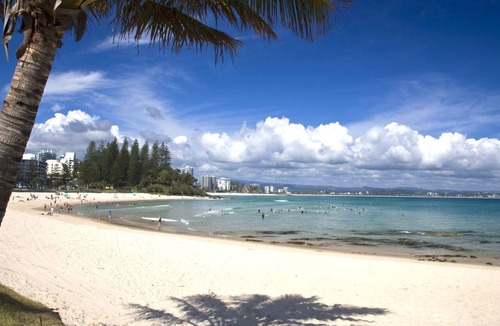 Coolangatta Apartment | Rainbow Pacific Unit 15 - Beachfront unit a great spot for a family beach holiday with Wi-Fi Inc.