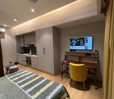 Greater Noida Apartment | Vaelora Stay Luxury Studio-Galaxy Blue Sapphire Plaza