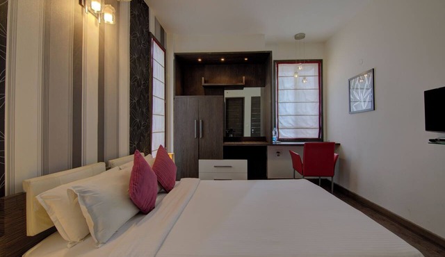 2-bedroom apartment in a high end residential location in Bengaluru city Centre.