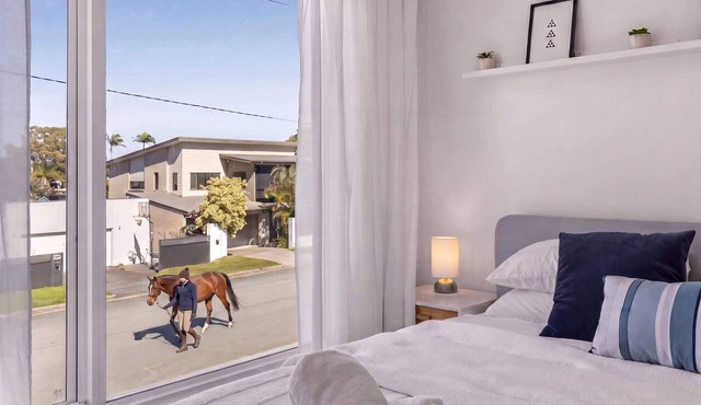 "City Home — King Bed, Horse Views, Beach Walk" in Redcliffe