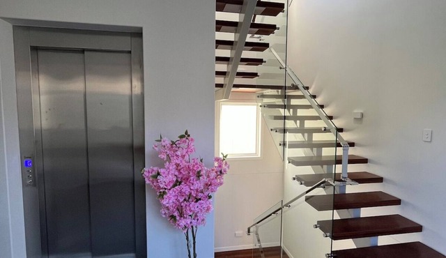 Cozy Master Bedroom for Couples in soothing Manly with air conditioning in Manly