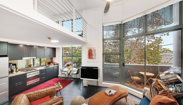 Cremorne- GA102 Macpherson St - Chic Loft-Style 1BR Apartment with Balcony Rooftop in Heart of Cremorne in Cremorne
