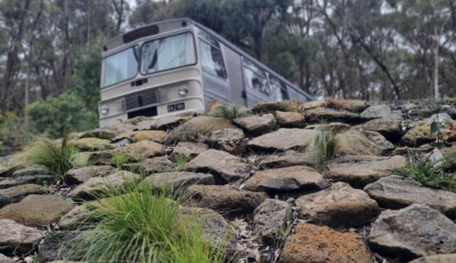 Escape to a unique retreat with Miss Beddy, recently renovated Bedford bus in Mount Helen