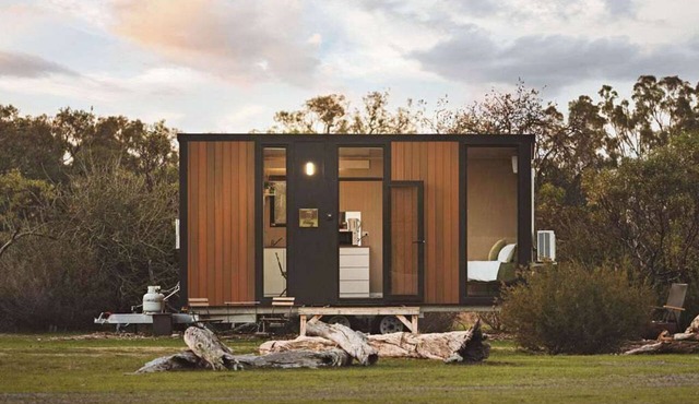 Hollow Mountain Getaway 1 by Tiny Away in Laharum
