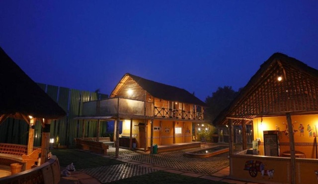 Maharsh Bamboo Stays near Devanahalli Deluxe Room