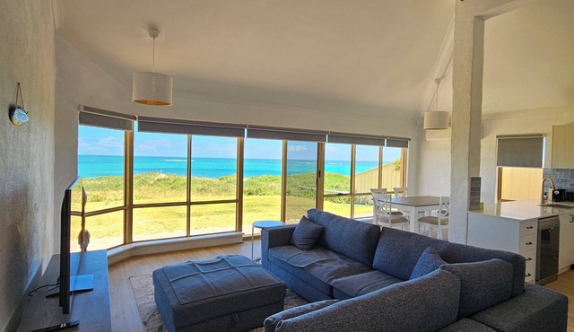 Oceanfront retreat with breathtaking views steps from the shore. in Ledge Point