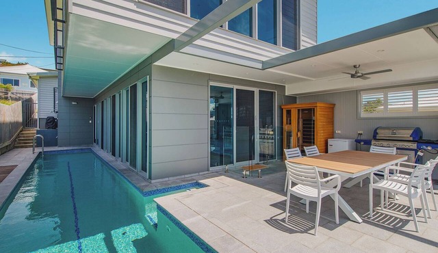 Pacific House is a luxury holiday home in Crescent Head, offering a multi-level, 3 bedroom residence in Crescent Head