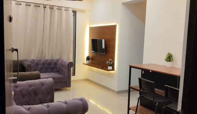Peaceful 1-bedroom apartment with AC in vibrant Thane in Thane