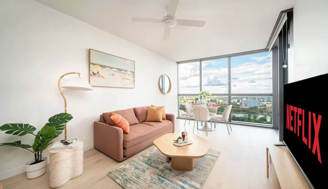Queen's Wharf 1B+Study · City Breeze & Views in Brisbane City
