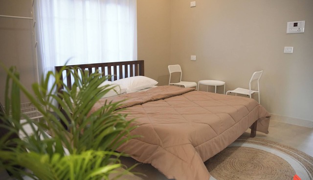 Resort-like peace 10 mins away from city, 4BHK with lush gardens & event space