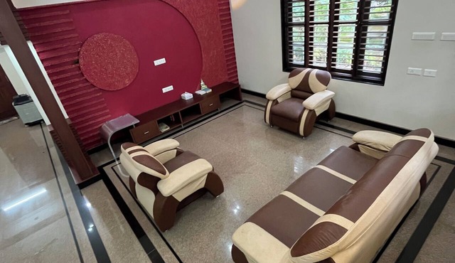 Serene 3-bedroom apartment with AC in charming Udupi in Udupi