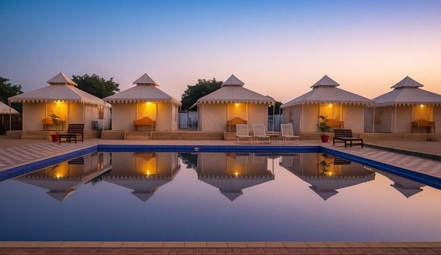 Sunrise Resort With Pool Luxurious Camp in Jaislamer in Jaisalmer