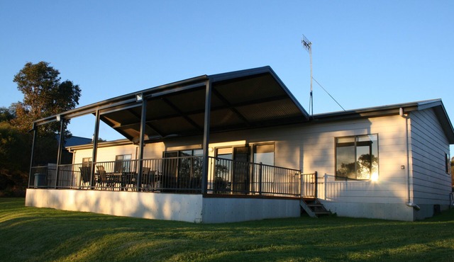 Sunset Rivershack at Murbko in Murbko