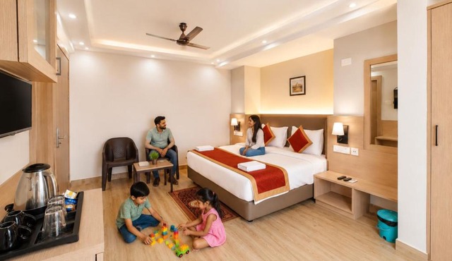 This Hotel Is A Great Place To Visit With Family G-Resort Near Marine Drive Road Puri And Sea Beach Restaurant & Swimming Pool Facilities - All Room Spacious and Fully Air Conditioned Rooms With Attached Balcony-24-Hour Room Service in Puri