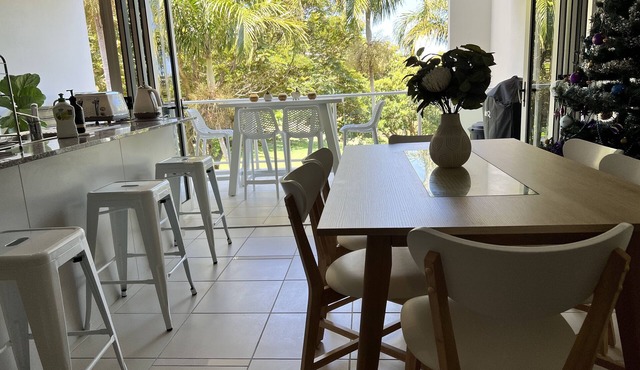 Unit of Happy - enjoy mimosas at the marina in Nelly Bay, Magnetic Island in Nelly Bay