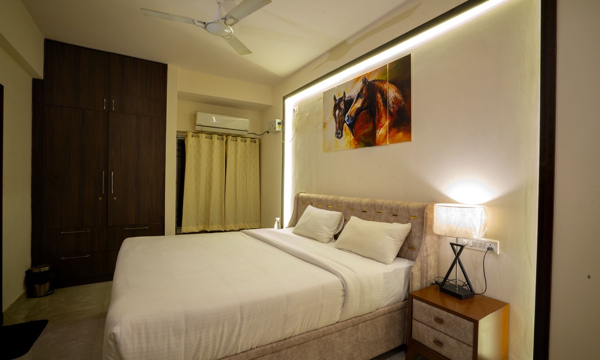 Vyalikaval HBCS Layout Villa | White Lotus By Orbit Hotels