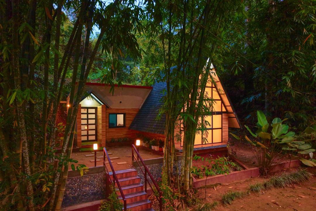 Virajpet Resort | Cave Ritz Coorg by VOYE HOMES - A Frame Cottages in Plantation - Pet Friendly