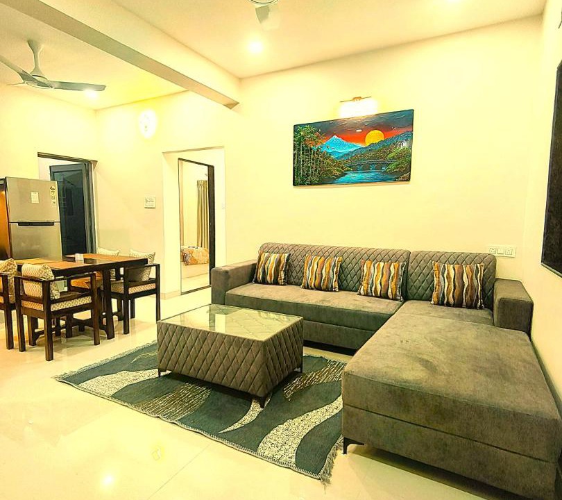 Kondapur Apartment | New Spacious 2BHK in Peaceful Colony with Private Parking 2S