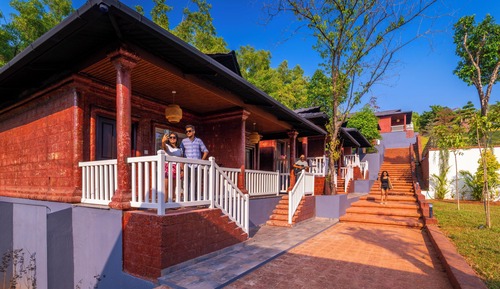 Deluxe Cottage, Balcony, Garden View