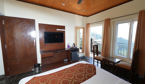 Classic Double or Twin Room, Balcony, Hill View