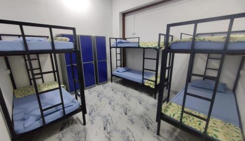 Bed in 6-Bed Male Dormitory Room