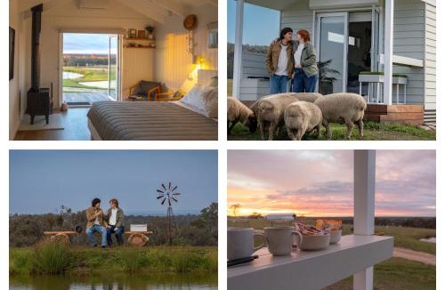 Seaton Villa | Banjos Cabin Gippsland - Luxury Eco Stay w King Bed & Pond Valley Views