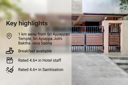 Hotel O Ashok Nagar Metro Station Chennai Formerly G Cloud