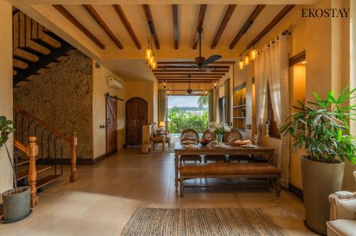EKOSTAY - Peach Grove Villa - 3kms away from Calangute and Baga Beach in Arpora
