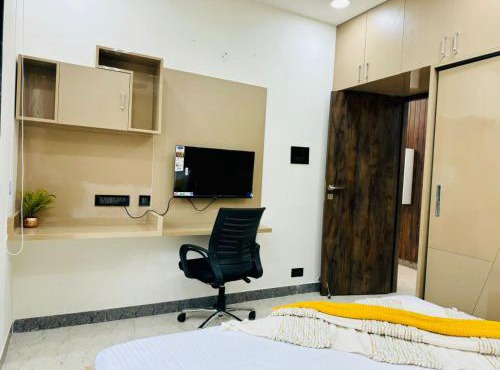 BluO 3BHK Gachibowli - Kitchen, Lift, Parking